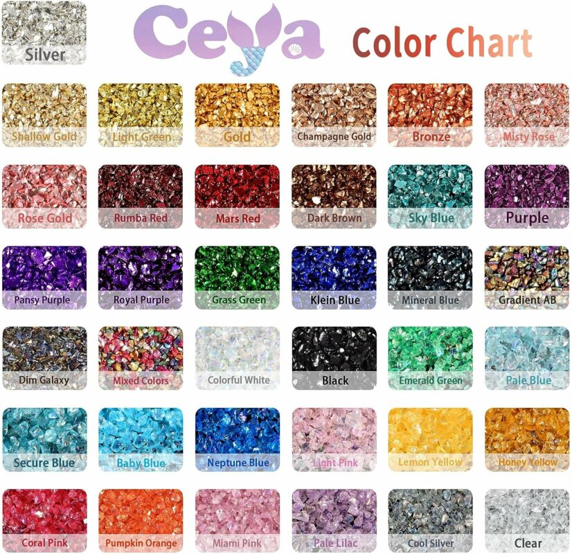 Ceya Crushed Glitter Glass
