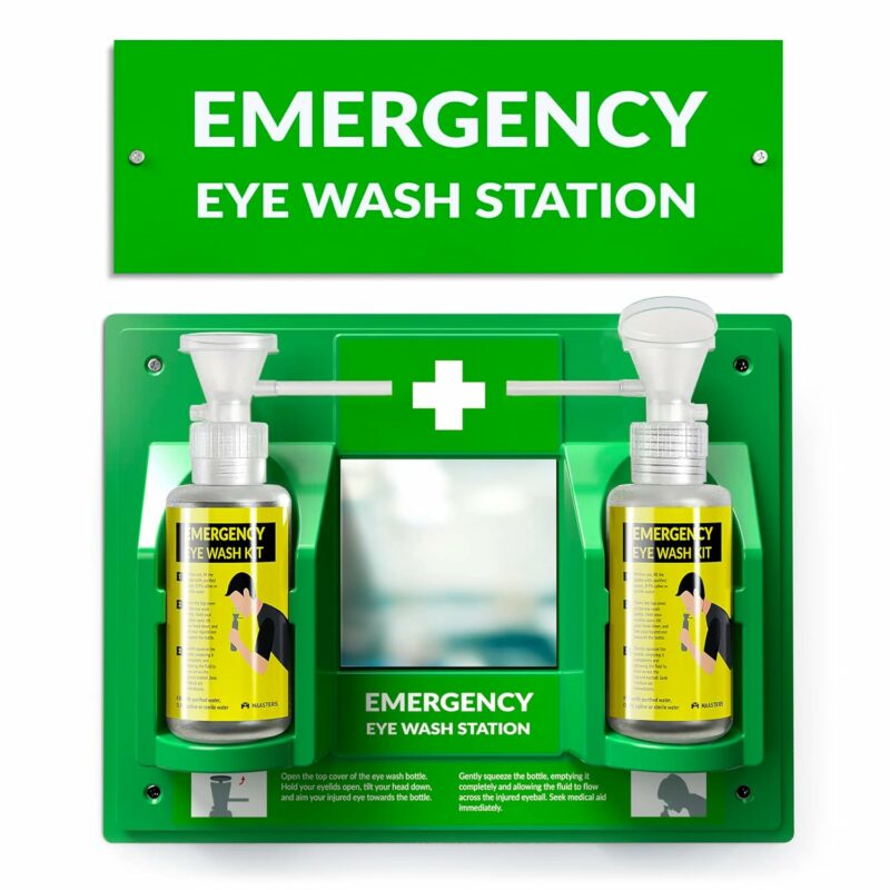 eye wash station for resin artists