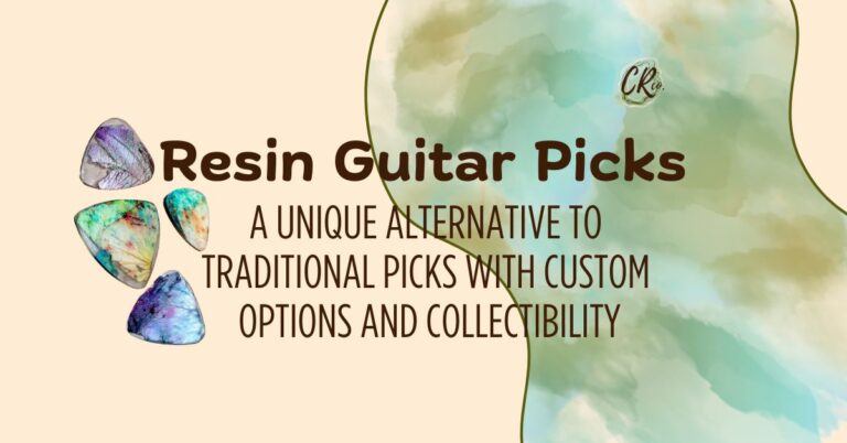 resin guitar pick tutorial